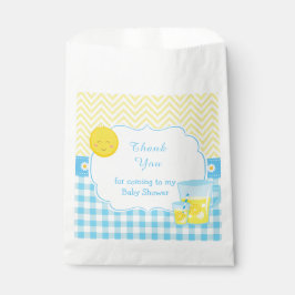 Bolsa De Papel Sunshine & Lemonade Blue & Yellow