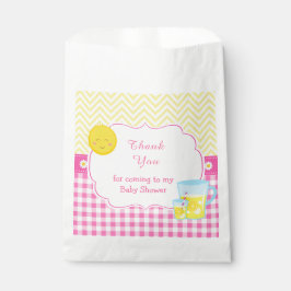 Bolsa De Papel Sunshine & Lemonade Rosa & Amarillo