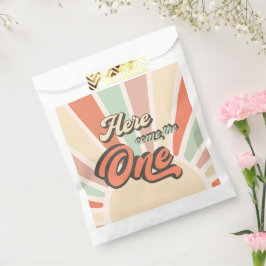 Bolsa De Papel Sunshine Retro Rainbow Birday Party