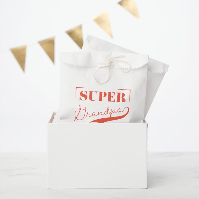 Bolsa De Papel Super Abuelo (Fiesta)