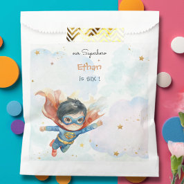 Bolsa De Papel Superhéroe niños cumpleaños