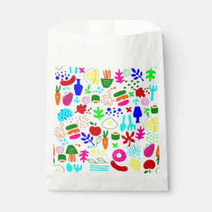 Bolsa De Papel sushi de fruta de arte pop caprichoso