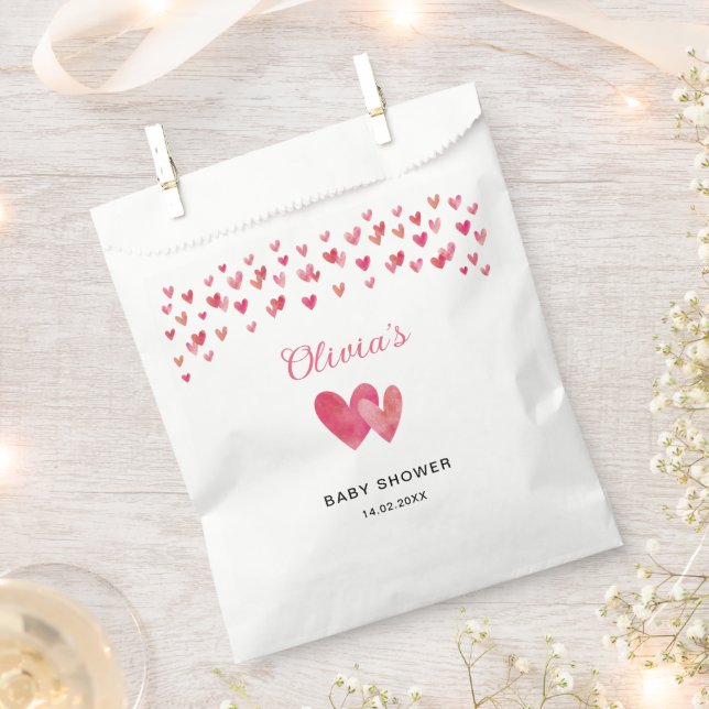 Bolsa De Papel Sweet Heart Baby Shower (Cortado)