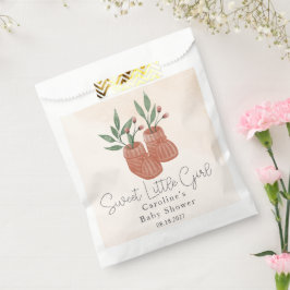 Bolsa De Papel Sweet Little Girl Boho Clothes Baby Shower