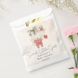 Bolsa De Papel Sweet Little Girl Boho Clothes Baby Shower