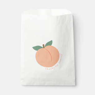 Bolsa De Papel Sweet Little Peach Baby Shower