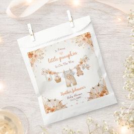 Bolsa De Papel Sweet Little Pumpkin Autumn Baby Shower