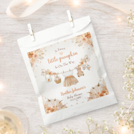 Bolsa De Papel Sweet Little Pumpkin Autumn Baby Shower