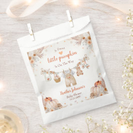Bolsa De Papel Sweet Little Pumpkin Autumn Baby Shower