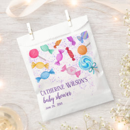 Bolsa De Papel Sweet Lollipops Candy Land Baby Shower