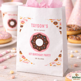 Bolsa De Papel Sweet One Donut 1st Birthday Party | Cute Donut 