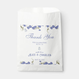 Bolsa De Papel Sweet Pea Floral Gracias Boda