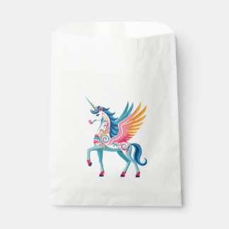 Bolsa De Papel Swirling Unicorn