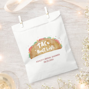 Bolsa De Papel Taco 'Bout Love Boda Bridal Shower Fiesta