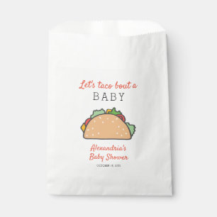 Bolsa De Papel Taco por un Baby Shower