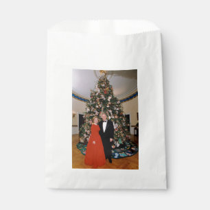 Bolsa De Papel Tarjeta de Navidad del Presidente estadounidense B