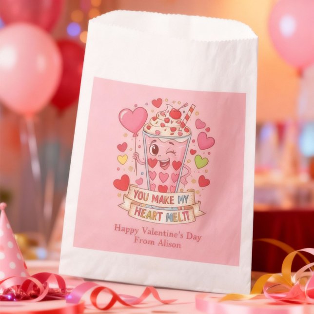 Bolsa De Papel Tarjeta de San Valentín Personalizada de Batido de (Subido por el creador)