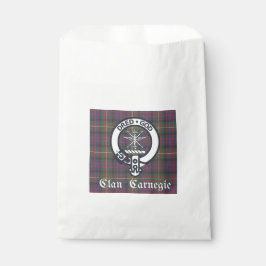 Bolsa De Papel Tartan Clan Carnegie Crest