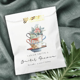Bolsa De Papel Tazas apiladas suaves pastel para té de fiesta de 