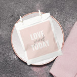 Bolsa De Papel Te Amas Positivamente Hoy Cita Rosa Pastel<br><div class="desc">Te Amas Positivamente Hoy Cita Rosa Pastel</div>