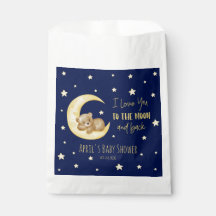 Te Amo Al Baby Shower De La Luna Teddy Bear