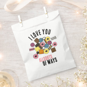 Bolsa De Papel Te Amo Licorice Allany El día de San Valentín Cand
