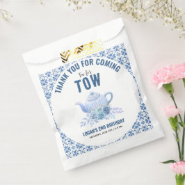 Bolsa De Papel Tea for Two – Floral 2nd Birthday Party