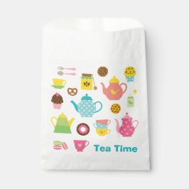 Bolsa De Papel Tea Time Favor Bags