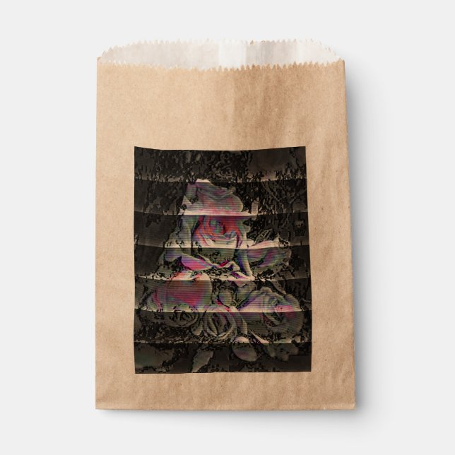 Bolsa De Papel Techno Bouquet  Favor Bag (Anverso)