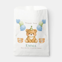 Bolsa De Papel Teddy Bear Birthday Favor Bag