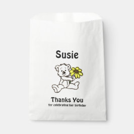 Bolsa De Papel Teddy Bear Gracias