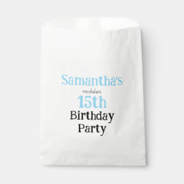 Bolsa De Papel Teen Nonchalant Birthday Party Invitation