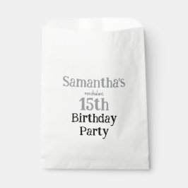 Bolsa De Papel Teen Nonchalant Birthday Party Invitation