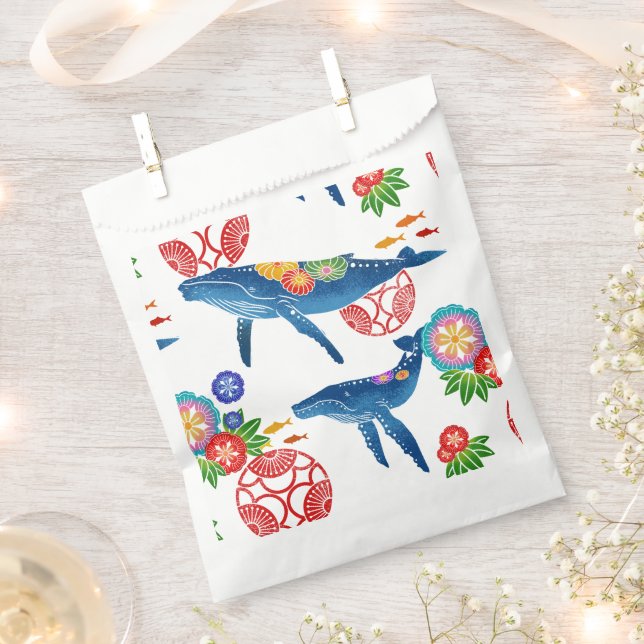 Bolsa De Papel Tema 002 de Okinawan bingata (Cortado)