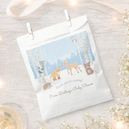 Bolsa De Papel Tema de la ducha de bebé en Woodland | bosque de i
