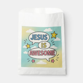 Bolsa De Papel Tema de la vajilla fiesta cristiana