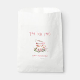 Bolsa De Papel Tema De Té Para Dos Tomas