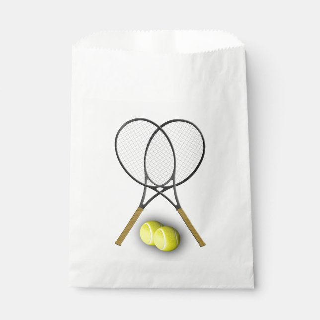 Bolsa De Papel Tema del deporte del tenis (Anverso)