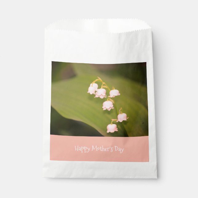 Bolsa De Papel Tema del Día de la Madre (Anverso)