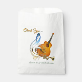 Bolsa De Papel Temas de Celebración para Amantes de la Música