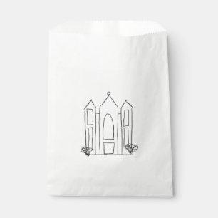 Bolsa De Papel Templo SUD de Salt Lake City simple moderno mormón