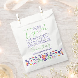 Bolsa De Papel Tequila & Cookies Clase Baking Bridal Shower Fiest