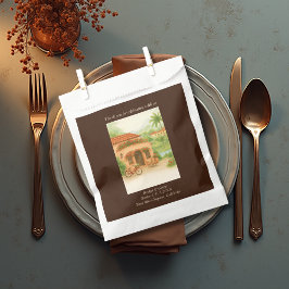 Bolsa De Papel Terracota Hacienda Española Boda de Destino