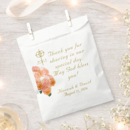 Bolsa De Papel Terracotta Rosa Boda católica