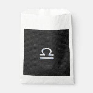 Bolsa De Papel Testigo cromado como Libra Zodiac Símbolo Snake P