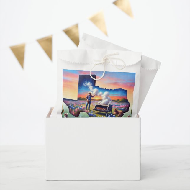Bolsa De Papel Texas BBQ Fiesta 4 (Fiesta)