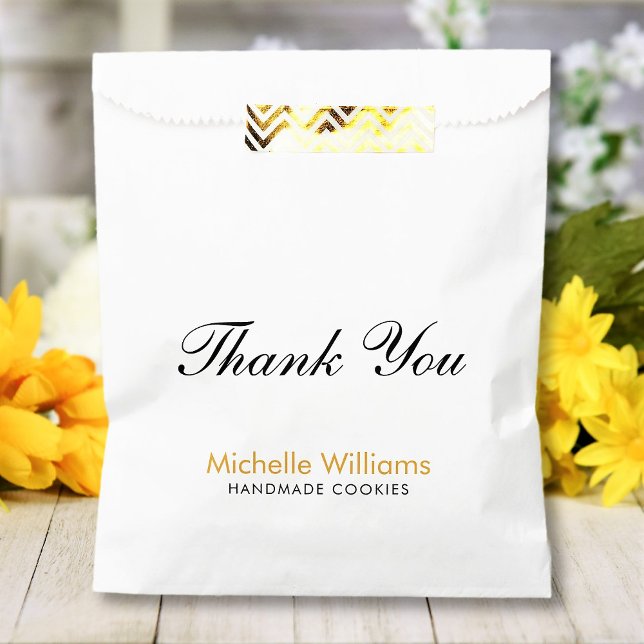 Bolsa De Papel Texto Personalizado de Agradecimiento Nombre Perso (Subido por el creador)