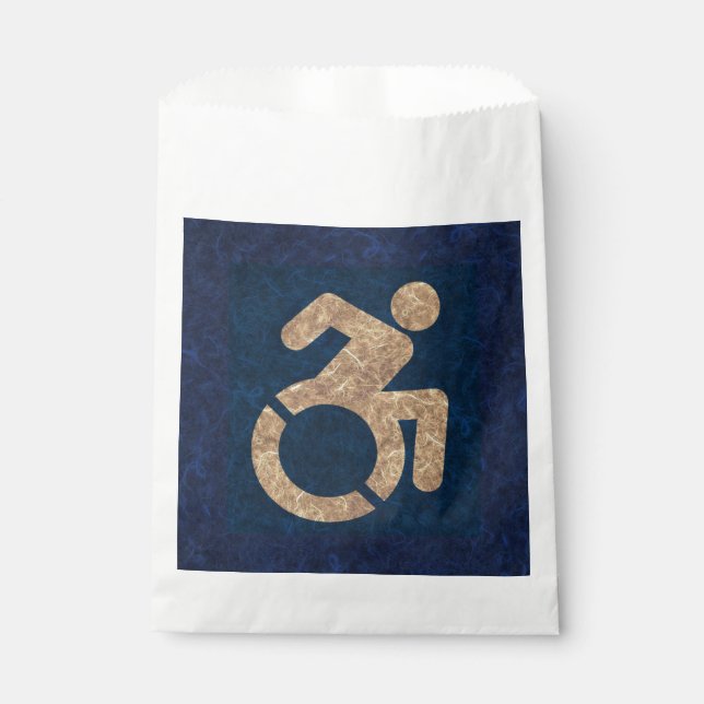 Bolsa De Papel Texturado para discapacitados (Anverso)