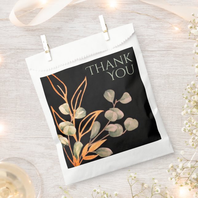 Bolsa De Papel Thank you favor bags (Cortado)