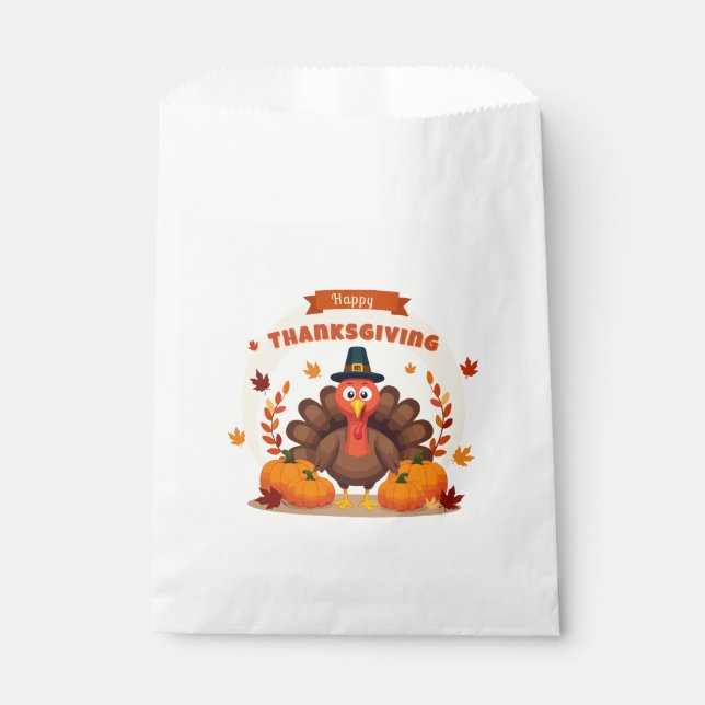 Bolsa De Papel Thanksgiving large chicken (Anverso)
